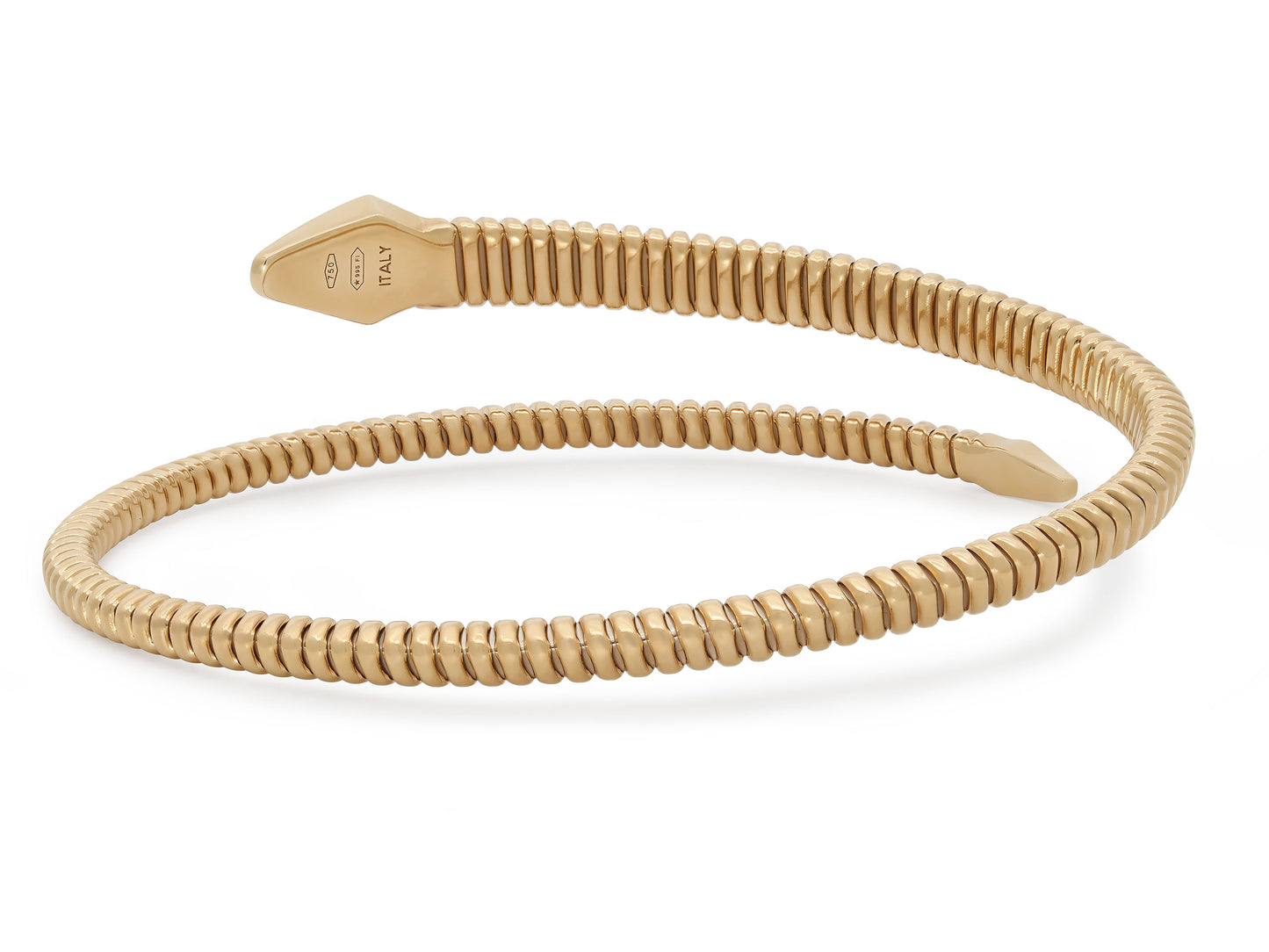 Tubogas Snake Bracelet in 18K Gold, by Beladora