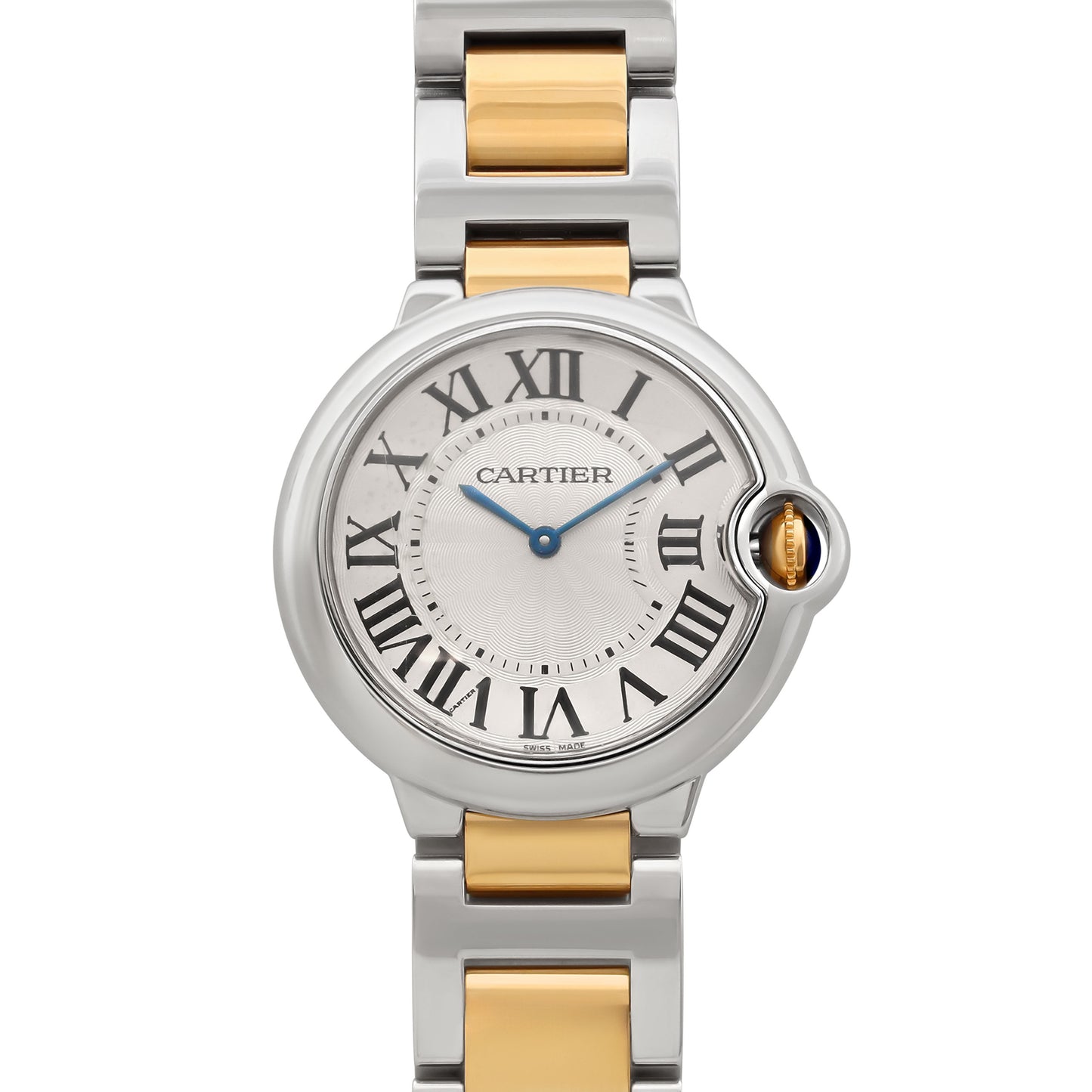 Cartier 'Ballon Bleu' Watch in Stainless Steel and 18K Gold, 36 mm
