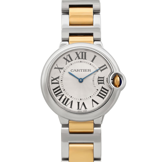 Cartier 'Ballon Bleu' Watch in Stainless Steel and 18K Gold, 36 mm