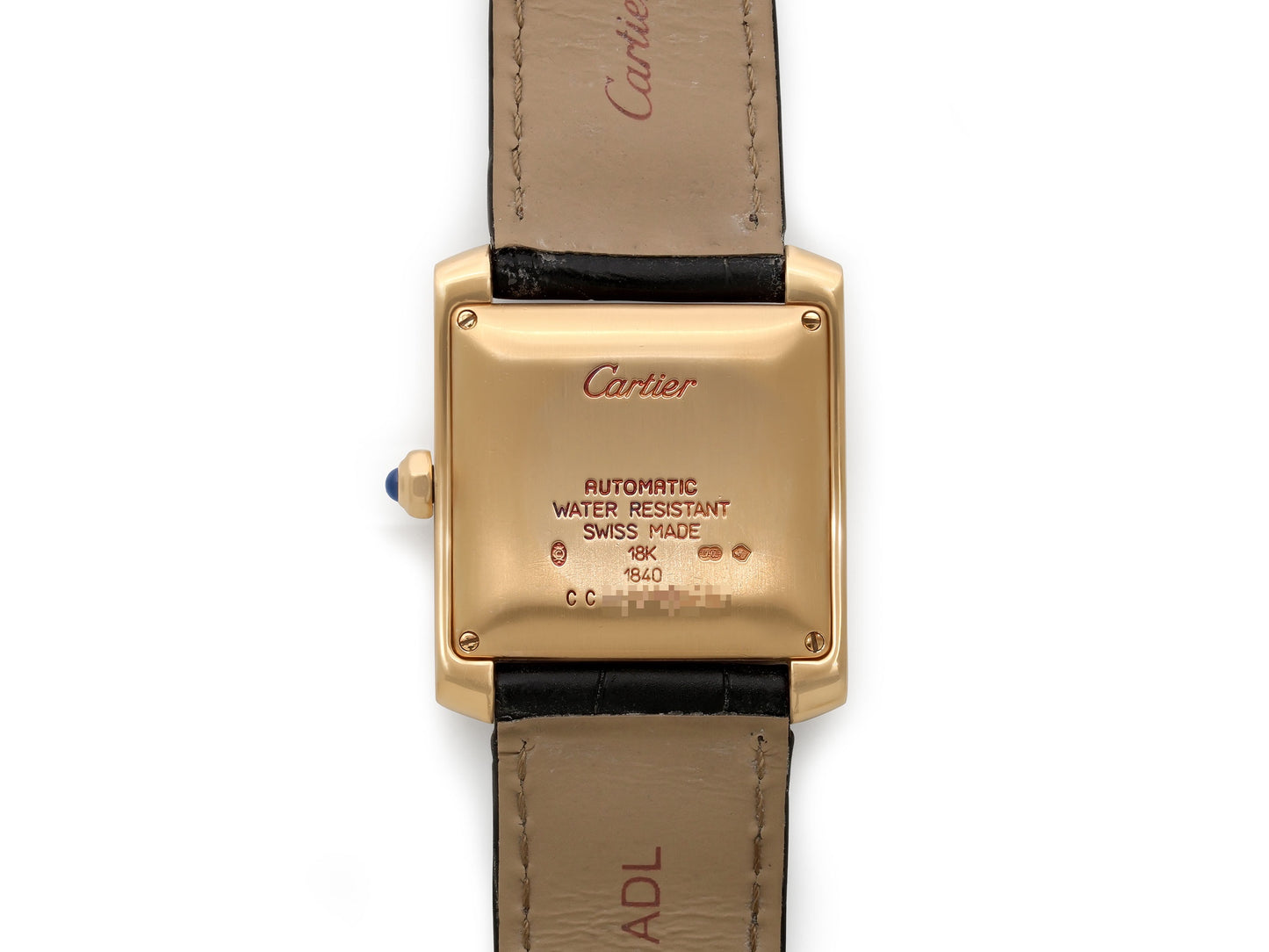Cartier 'Tank Française' Watch in 18K Gold, 28 mm