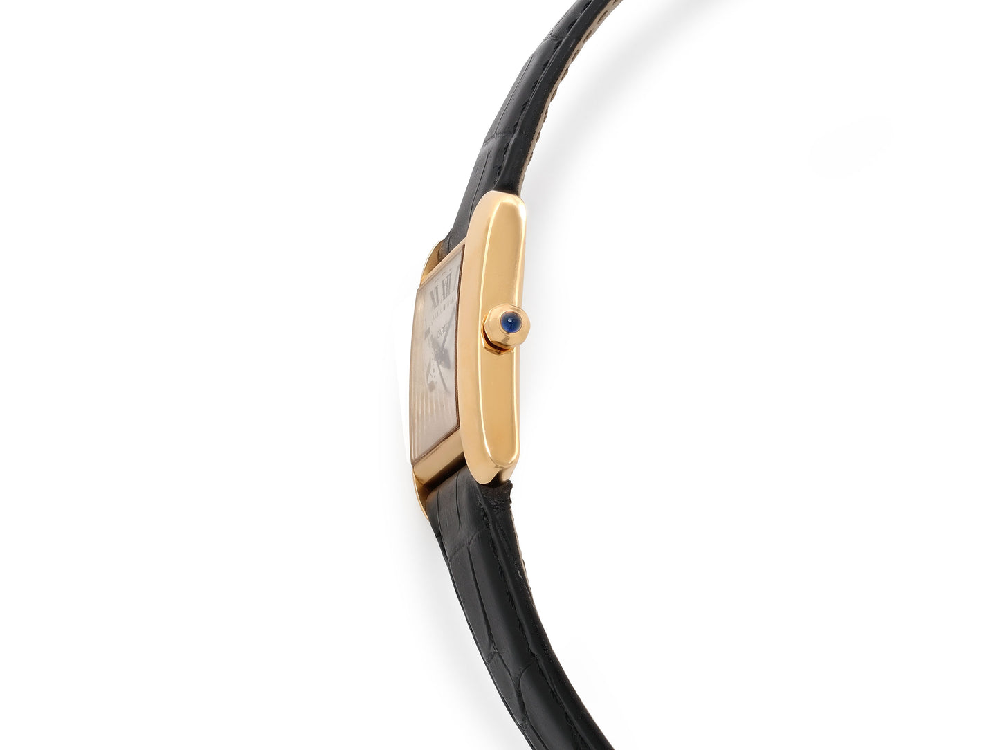 Cartier 'Tank Française' Watch in 18K Gold, 28 mm