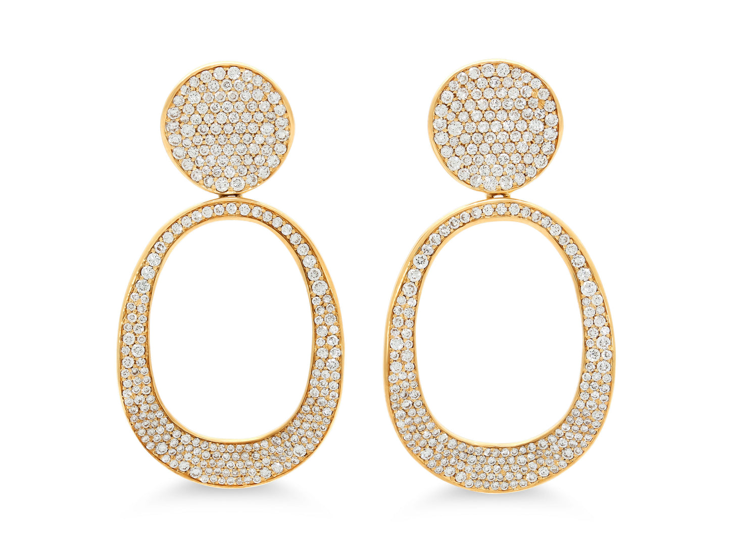 Ippolita 'Stardust' Diamond Drop Earrings in 18K Gold