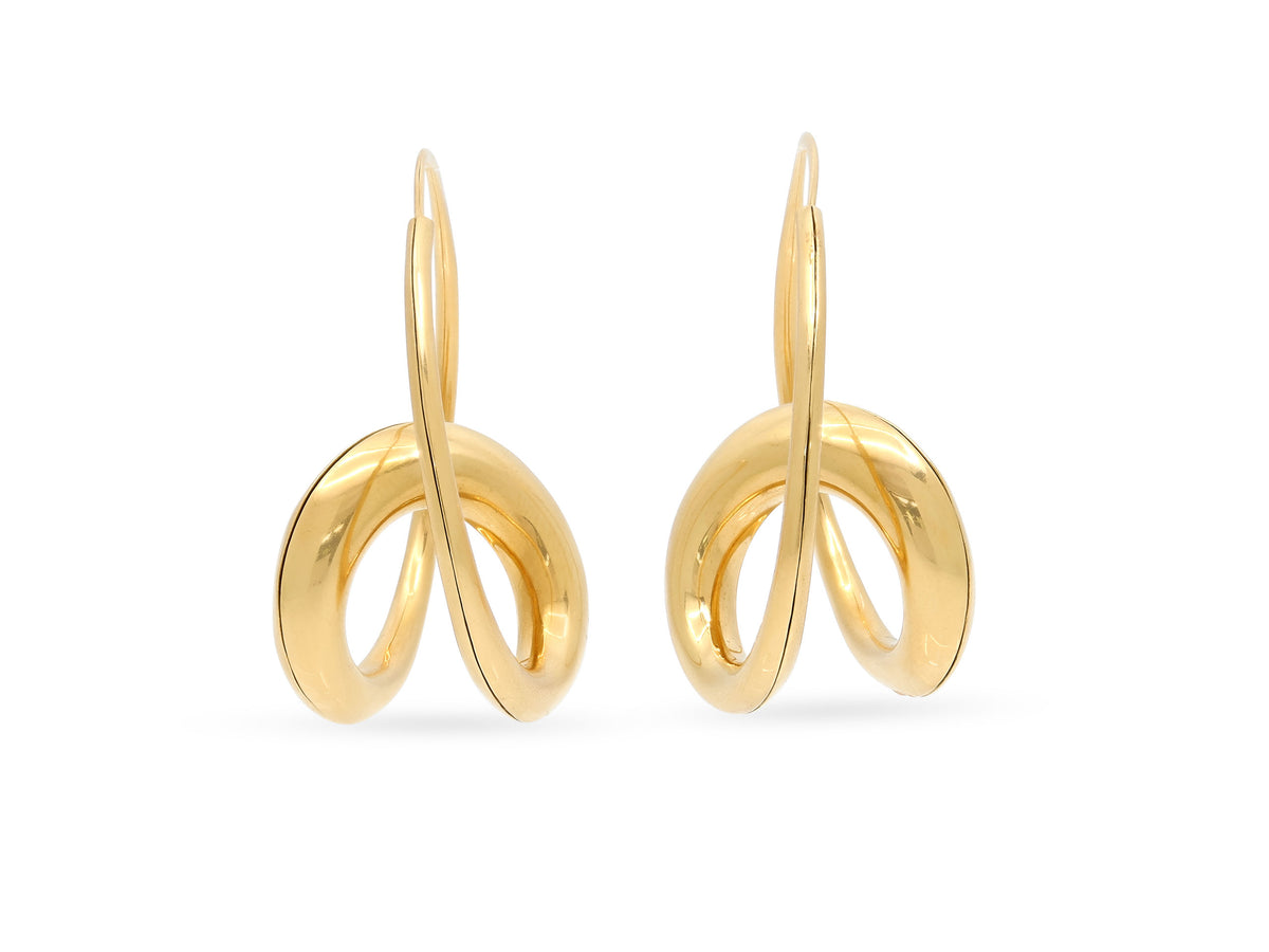 Michael Good 'Single Loop' Earrings in 18k Gold, Large