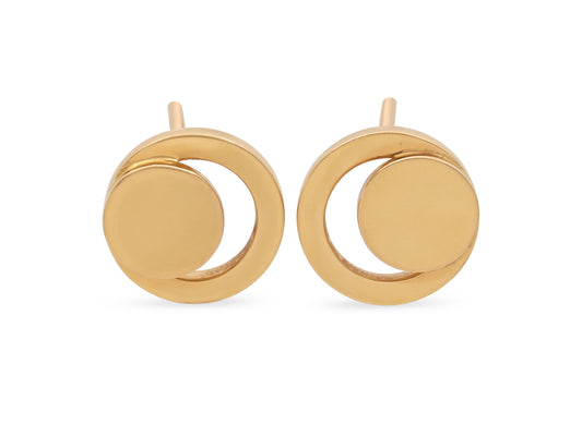 Dinh Van 'Ombre de Lune' Earrings in 18K Gold