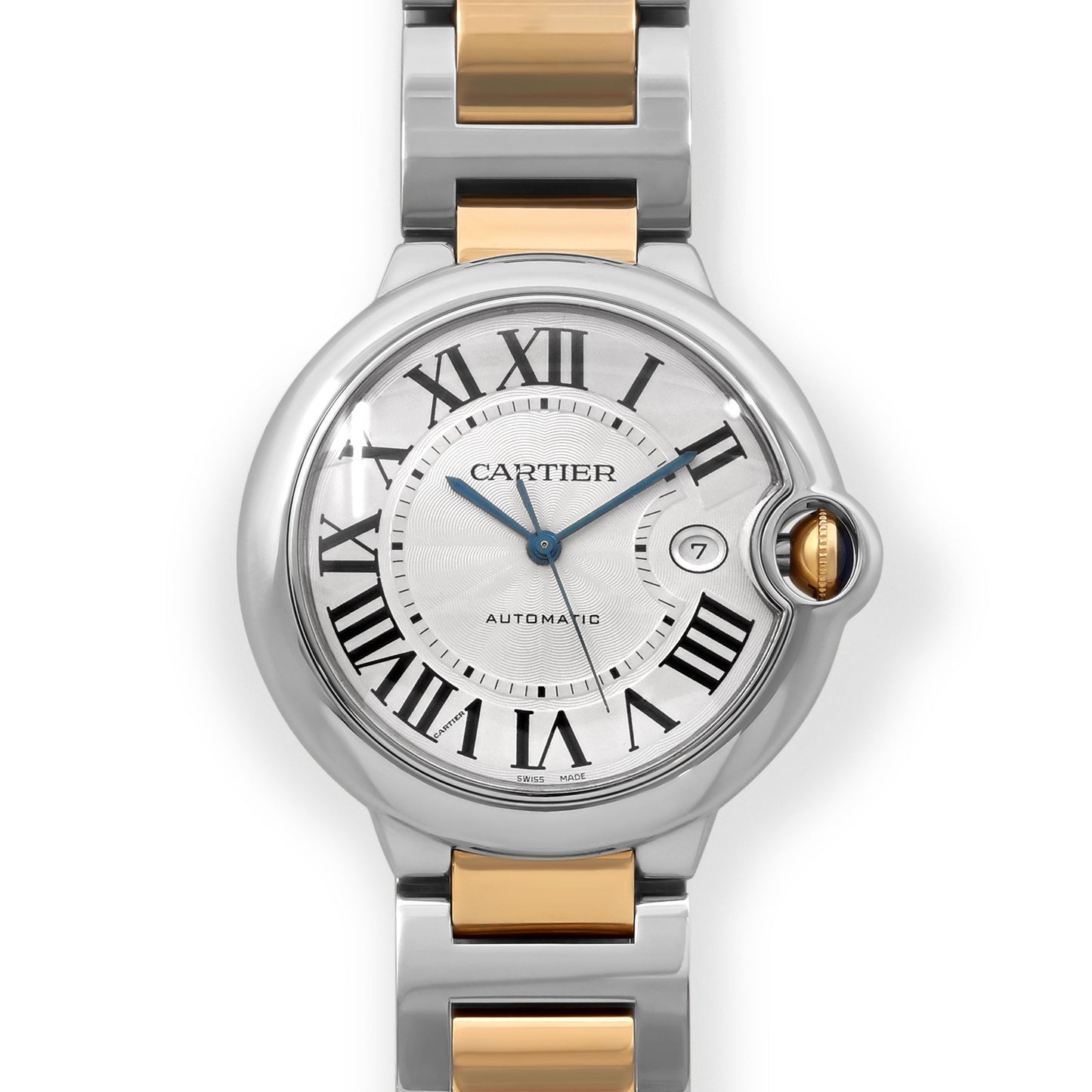 Cartier 'Ballon Bleu' Watch in Stainless Steel and 18K Gold, 42 mm