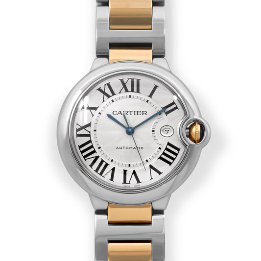 Cartier 'Ballon Bleu' Watch in Stainless Steel and 18K Gold, 42 mm