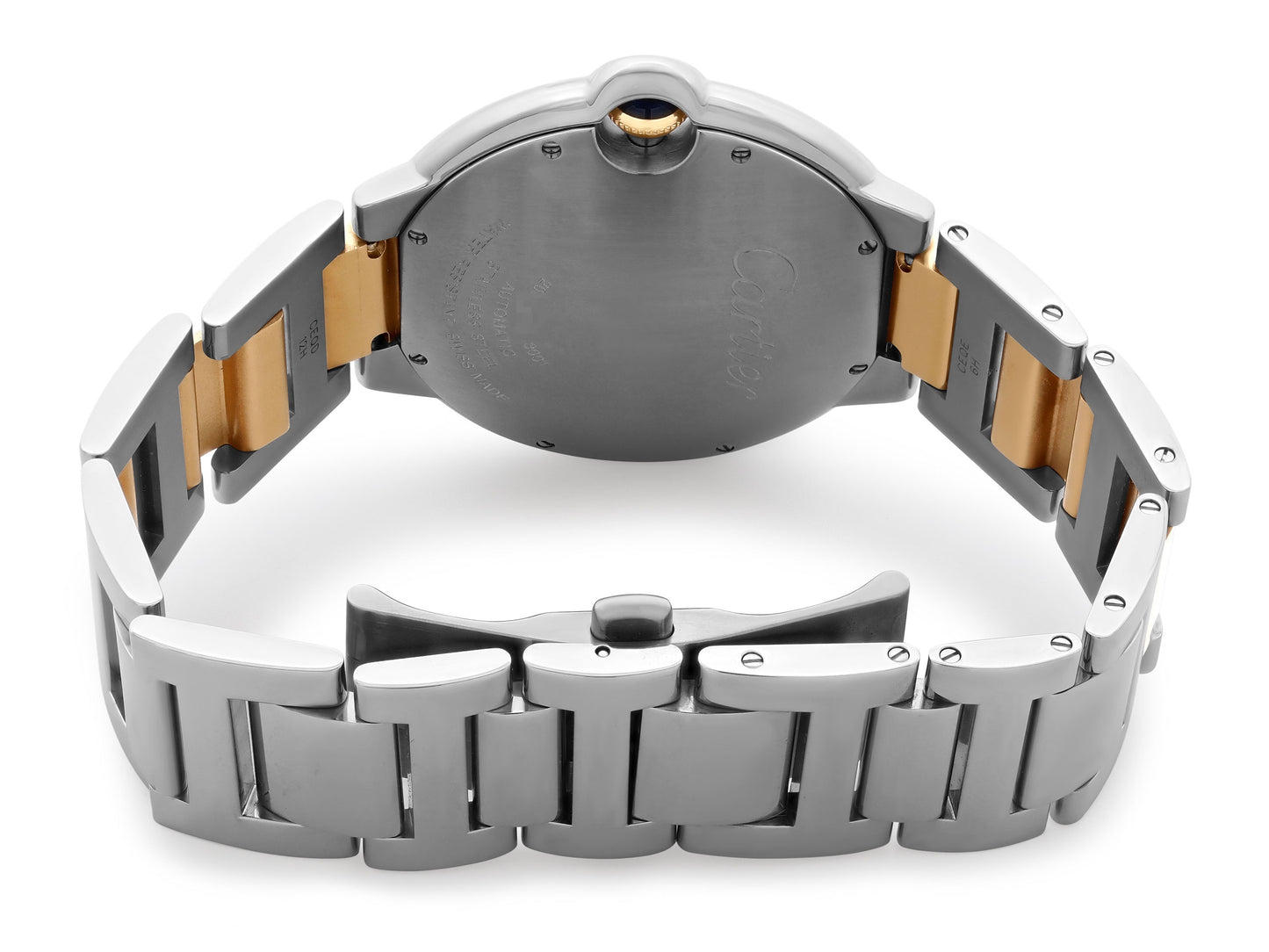 Cartier 'Ballon Bleu' Watch in Stainless Steel and 18K Gold, 42 mm