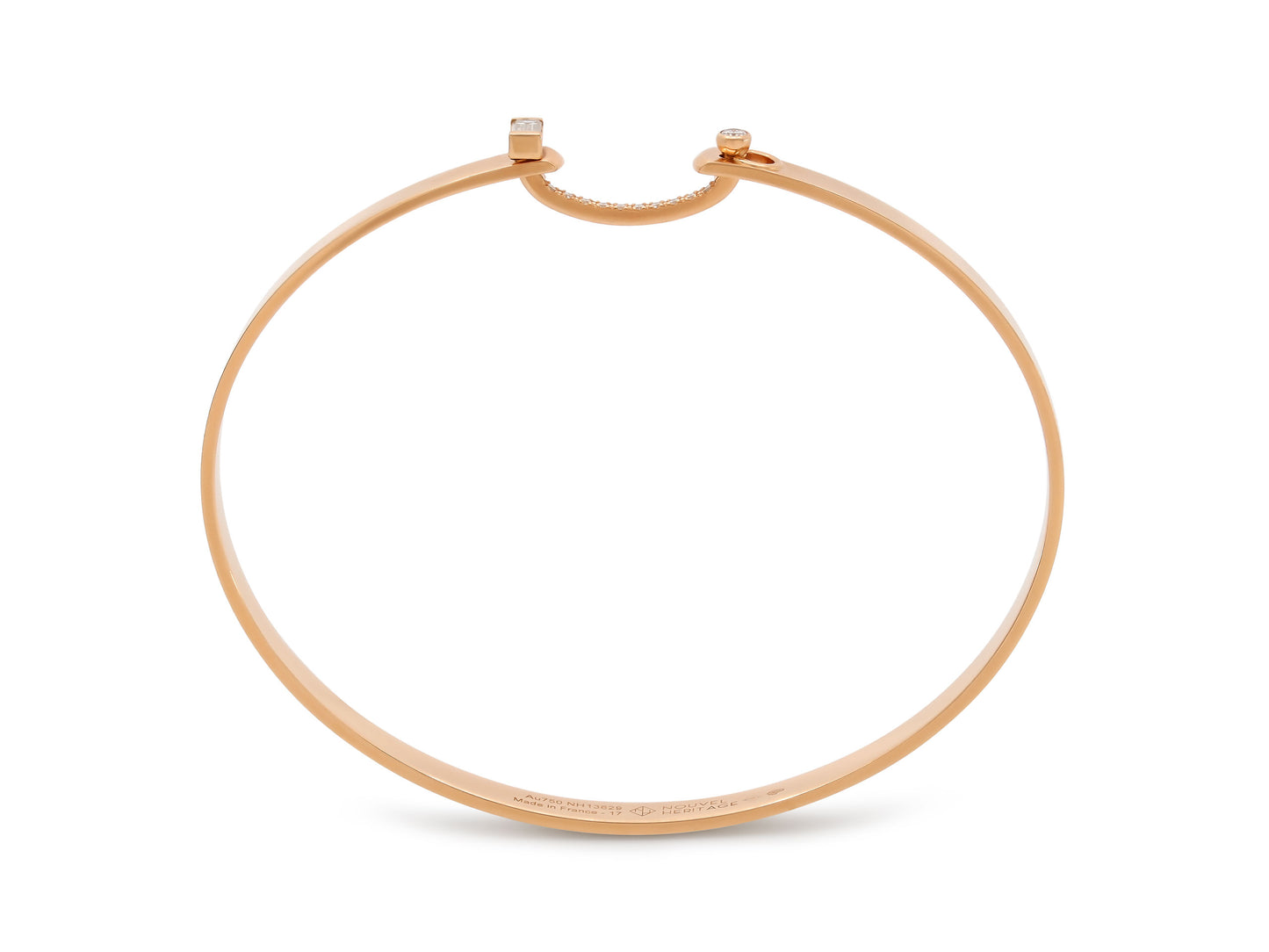 Nouvel Heritage 'Dinner Date' Bangle Bracelet in 18K Gold