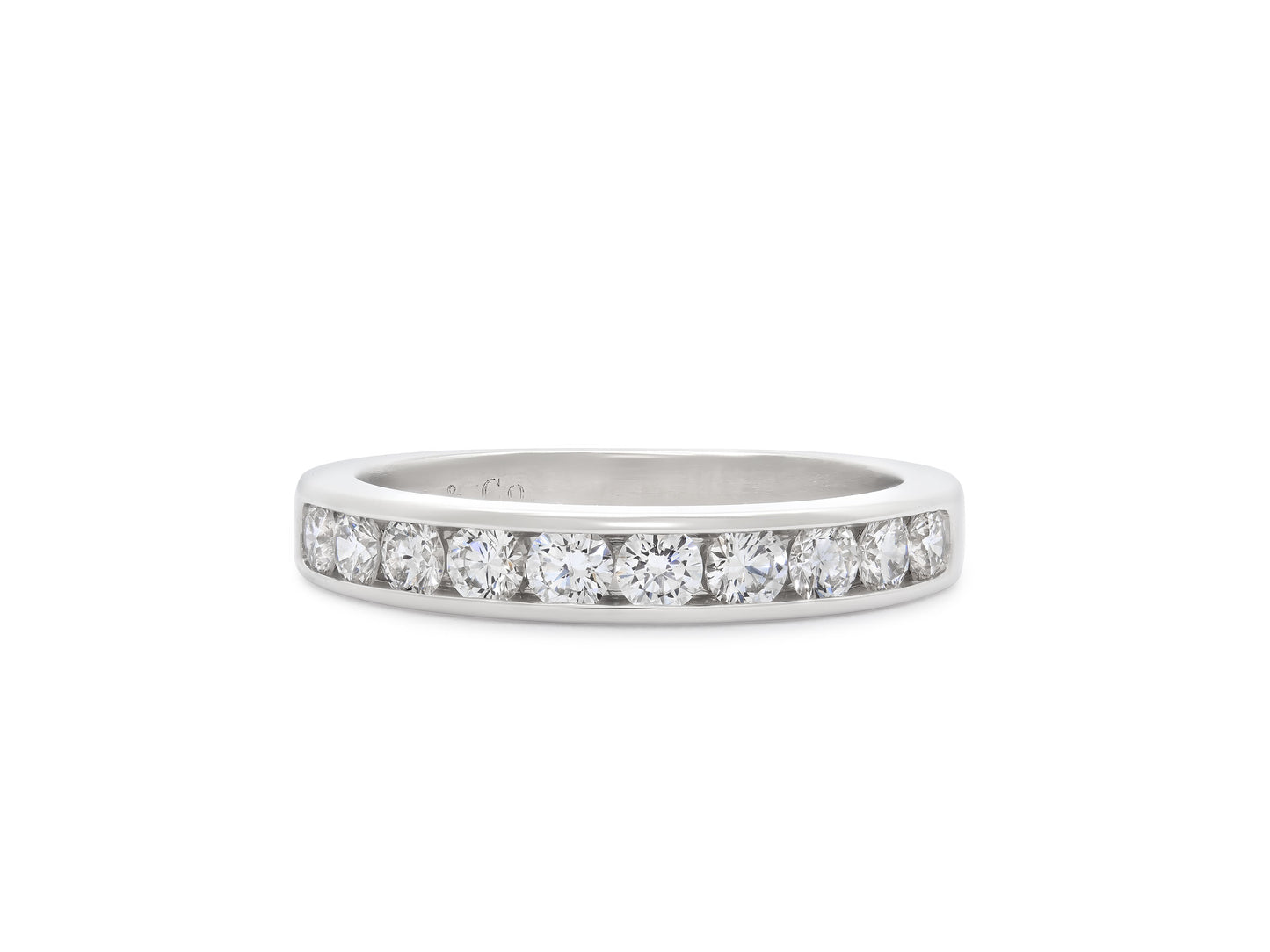 Tiffany & Co. Half Eternity Diamond Band in Platinum