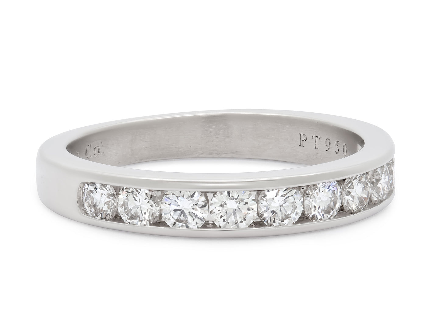 Tiffany & Co. Half Eternity Diamond Band in Platinum