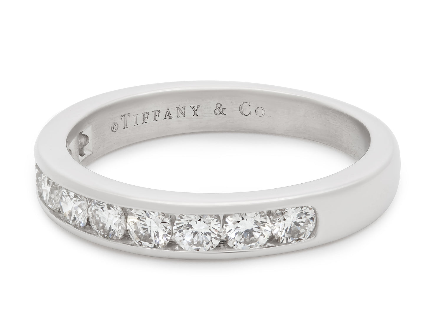 Tiffany & Co. Half Eternity Diamond Band in Platinum