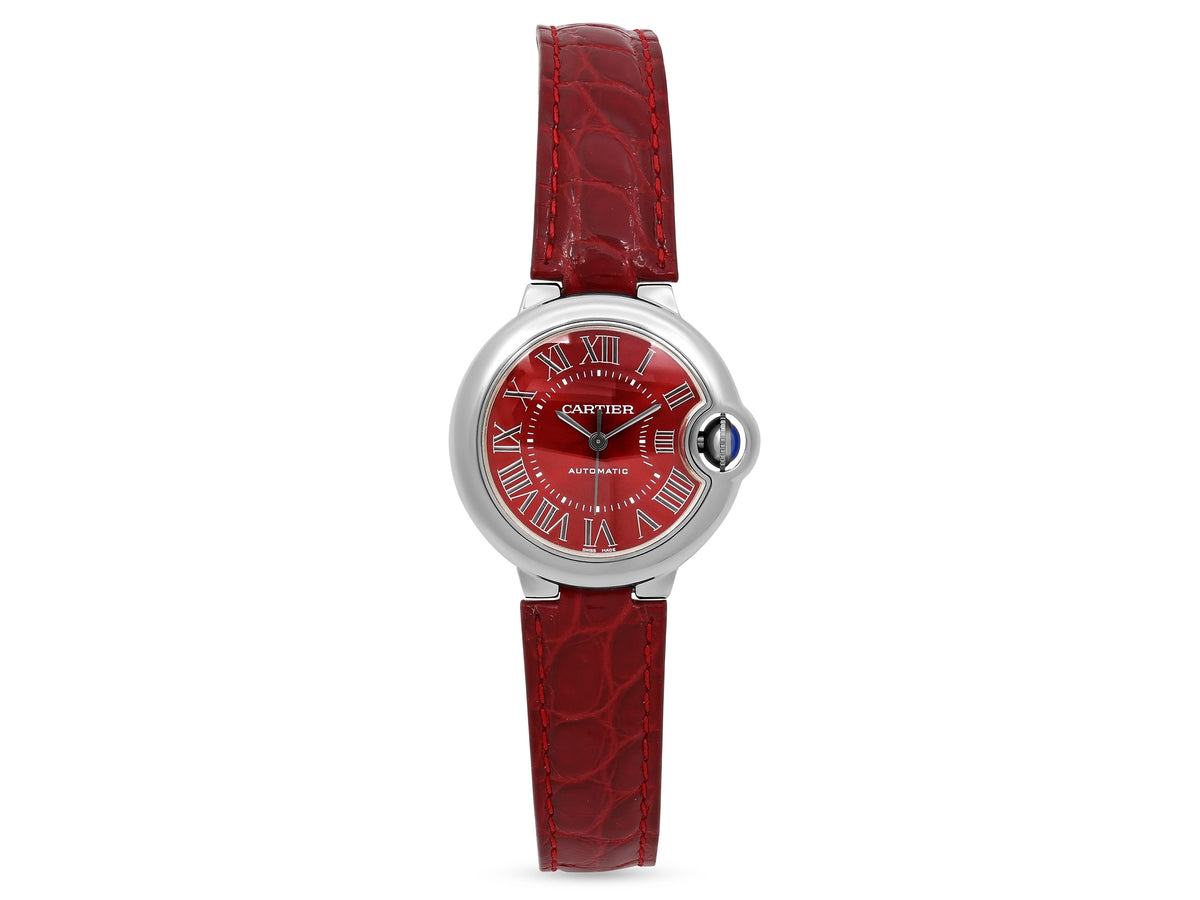 Cartier 'Ballon Bleu' Watch in Stainless Steel, 33 mm