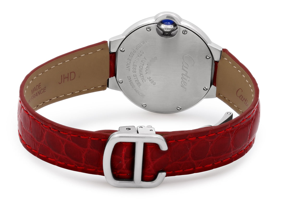 Cartier 'Ballon Bleu' Watch in Stainless Steel, 33 mm