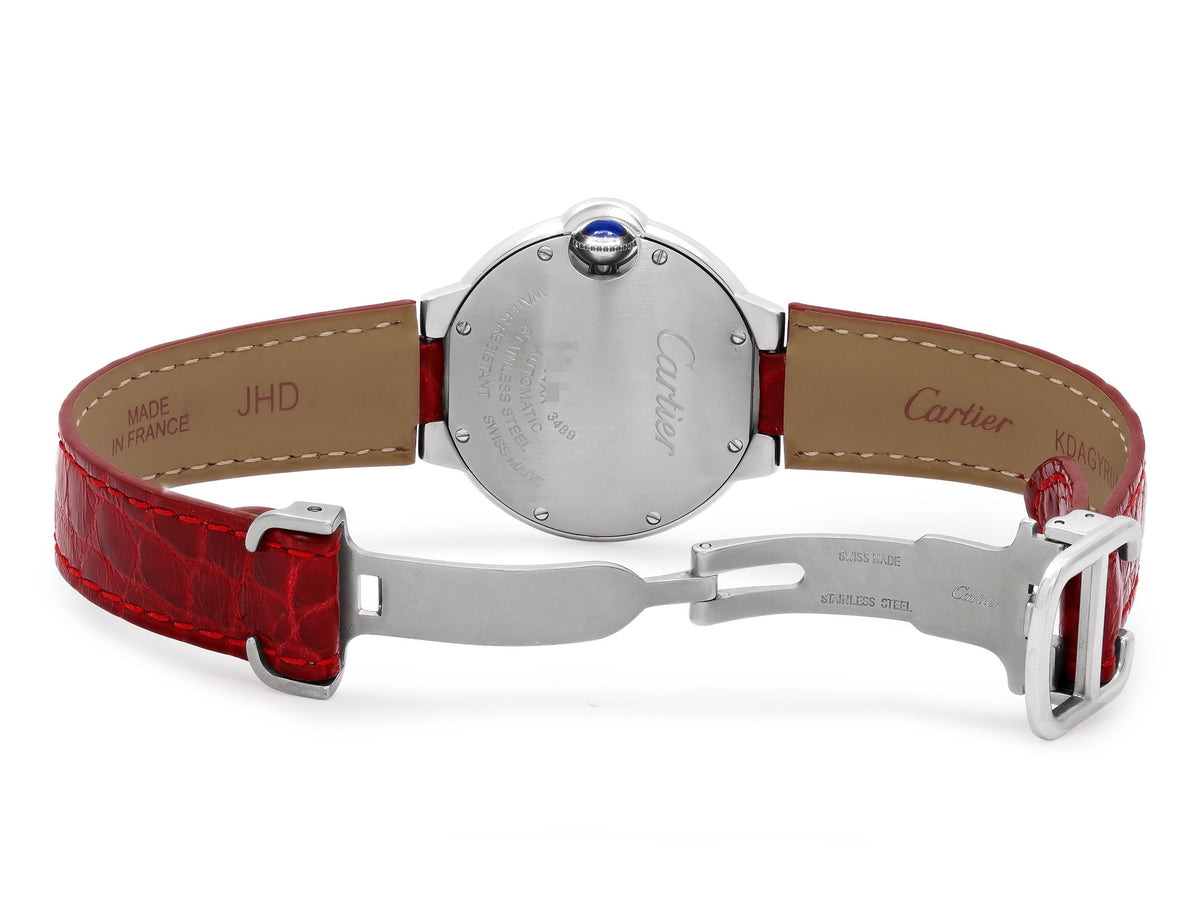 Cartier 'Ballon Bleu' Watch in Stainless Steel, 33 mm
