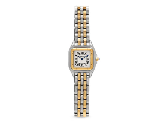 Cartier 'Panthère' Watch in Steel and 18K Gold, 30mm