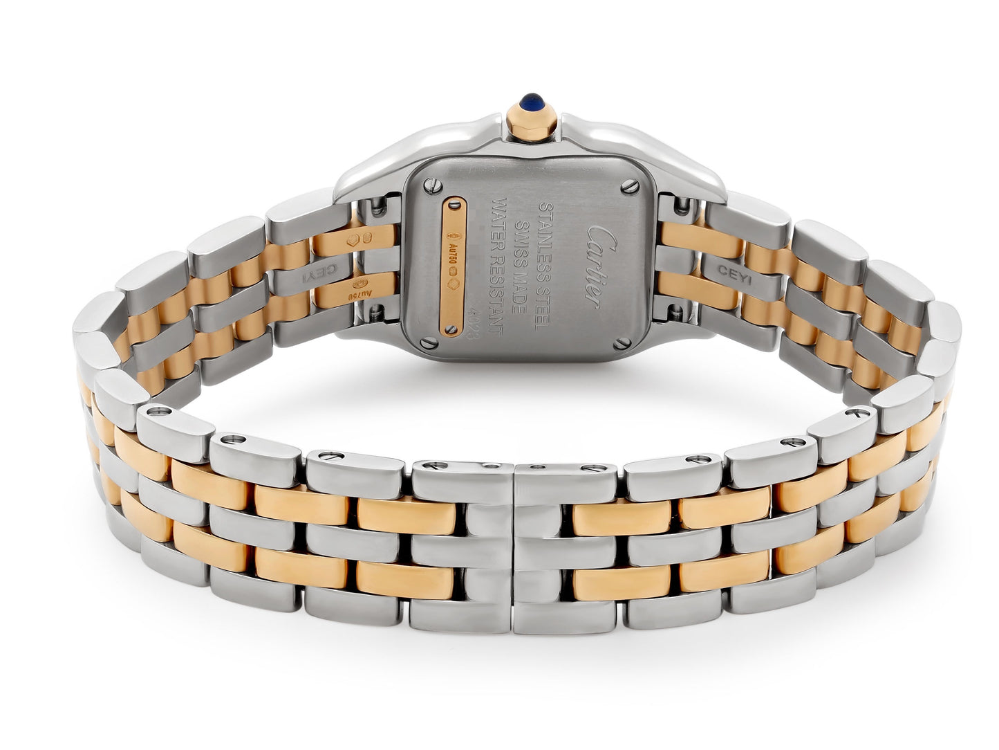 Cartier 'Panthère' Watch in Steel and 18K Gold, 30mm