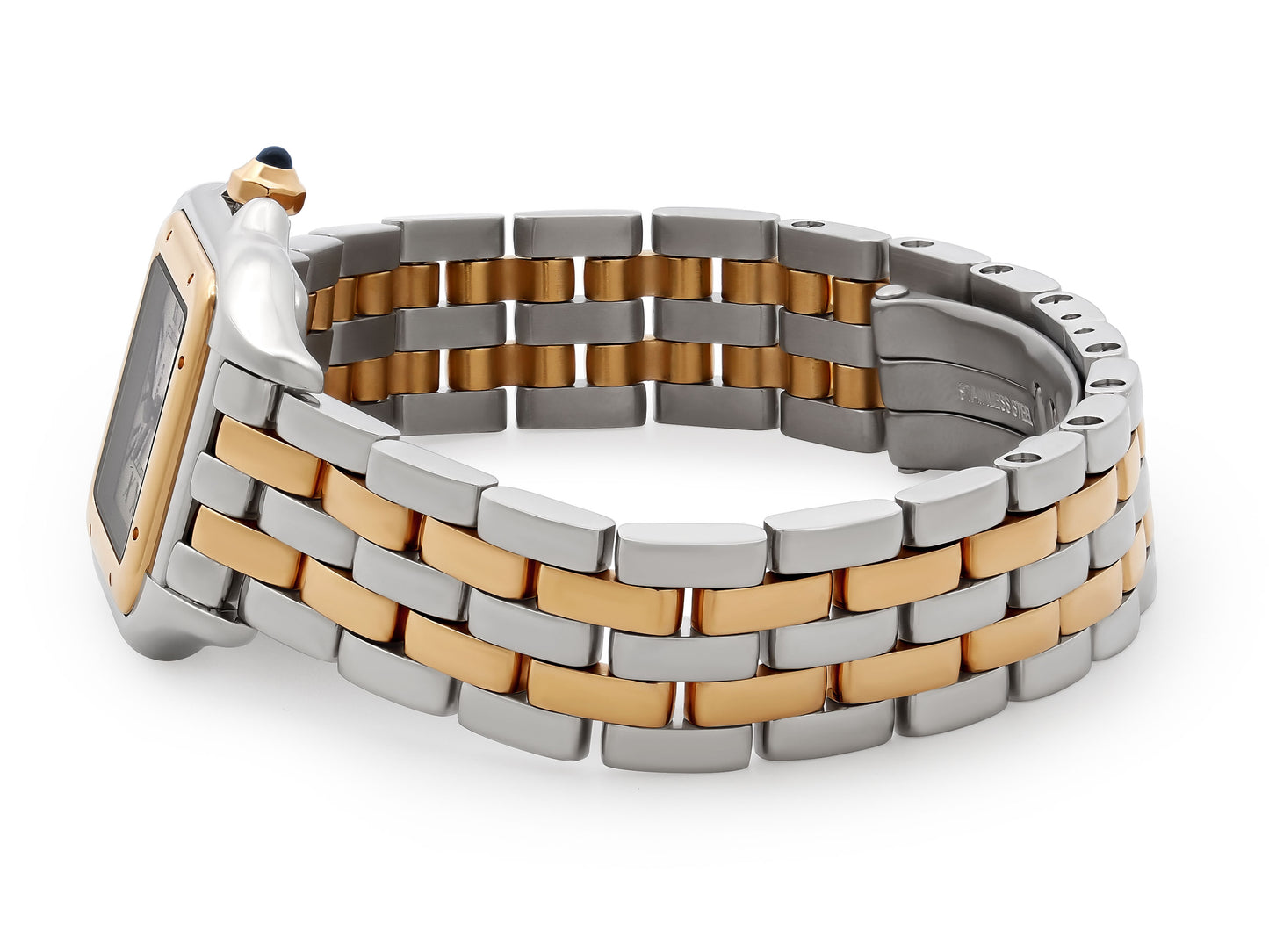 Cartier 'Panthère' Watch in Steel and 18K Gold, 30mm