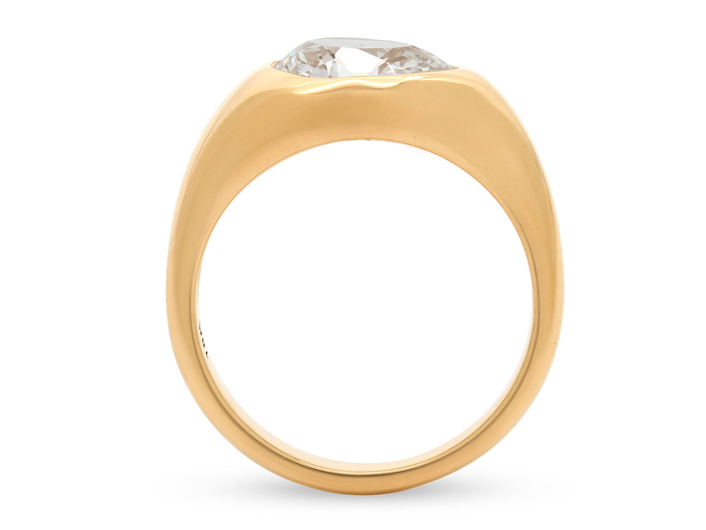 Beladora 'Bespoke' Old Cut Pear Diamond Ring, 1.63 carat I/VS2, in 18K Gold