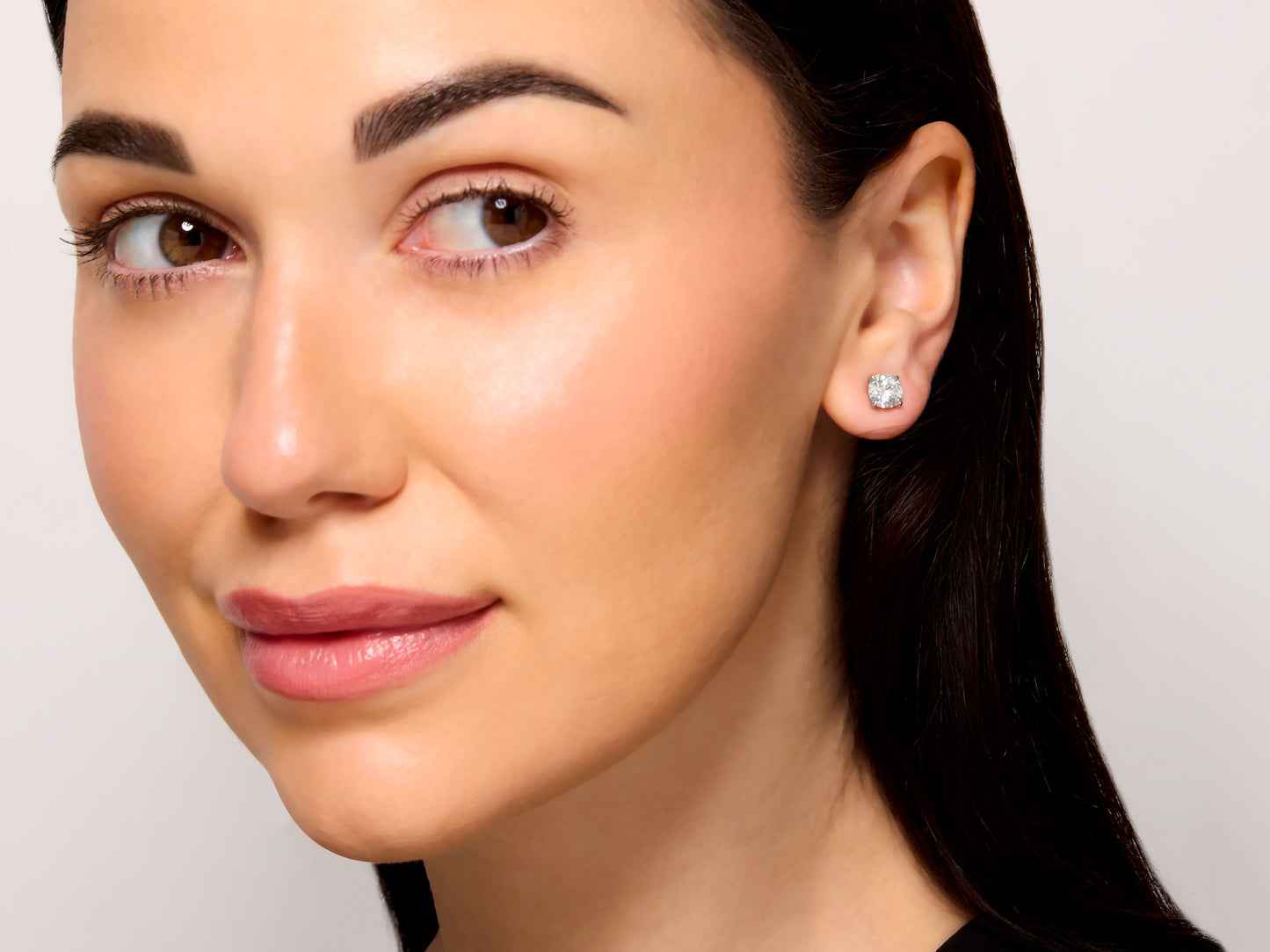 Beladora 'Bespoke' Diamond Stud Earrings, 2.03 total carats, in Platinum