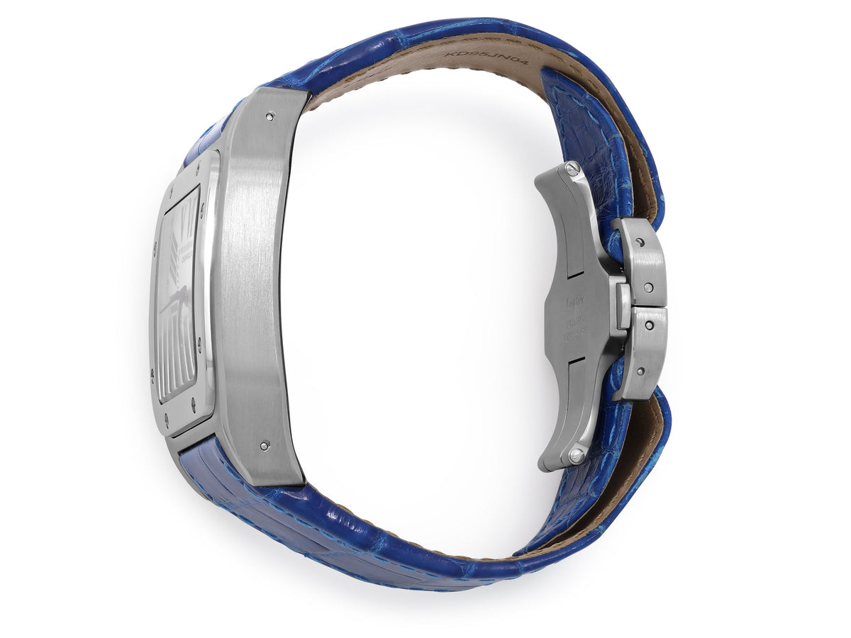 Cartier 'Santos 100' Watch in Stainless Steel, 38 mm