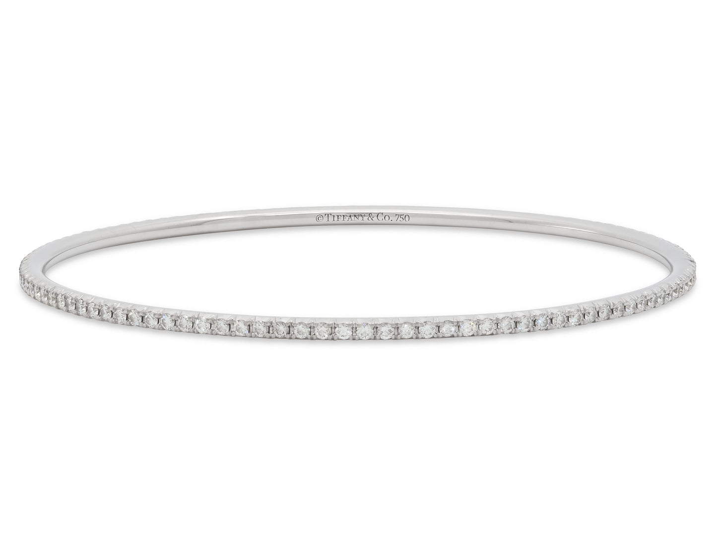Tiffany & Co. 'Metro' Diamond Bracelet in 18K White Gold