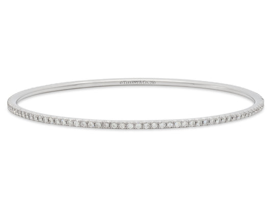 Tiffany & Co. 'Metro' Diamond Bracelet in 18K White Gold
