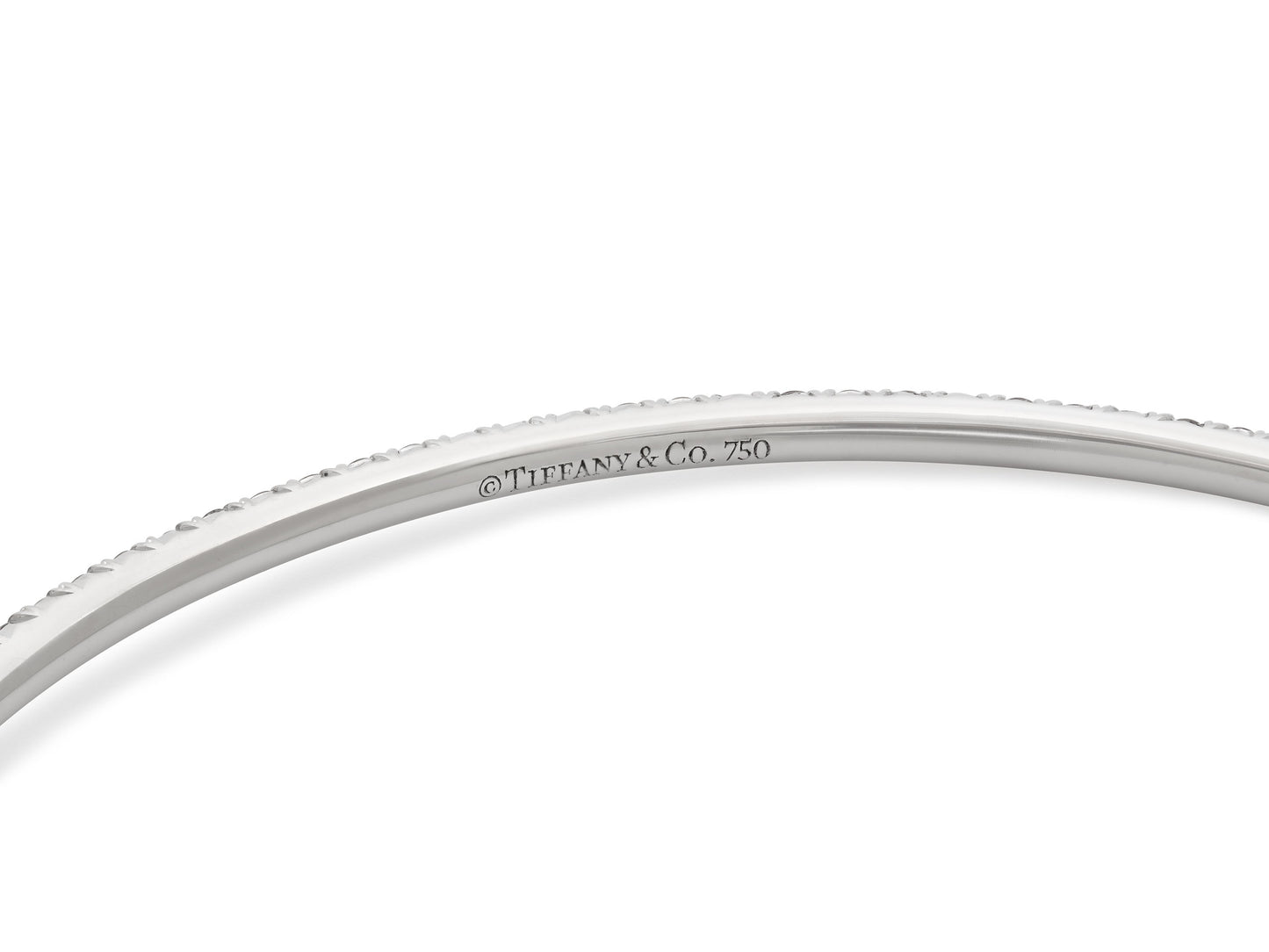 Tiffany & Co. 'Metro' Diamond Bracelet in 18K White Gold