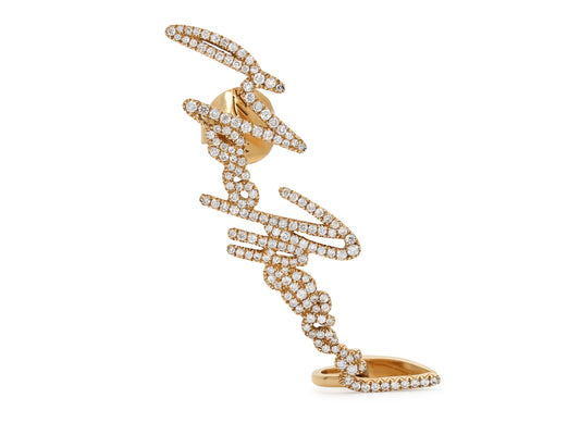 Stephen Webster 'More Passion' Diamond Ear Cuff in 18K Gold