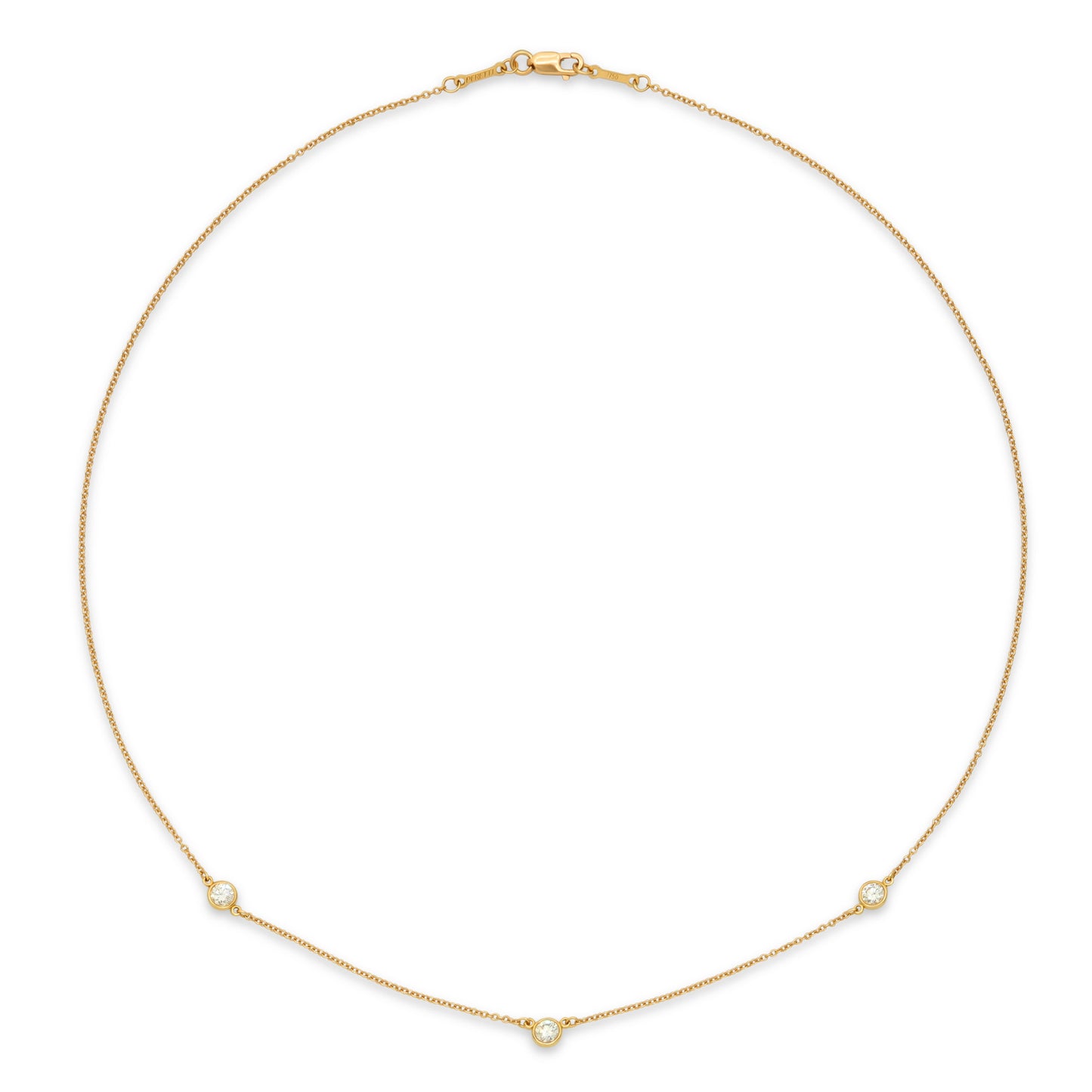 Tiffany & Co. Elsa Peretti 'Diamonds by the Yard' Necklace in 18K Gold