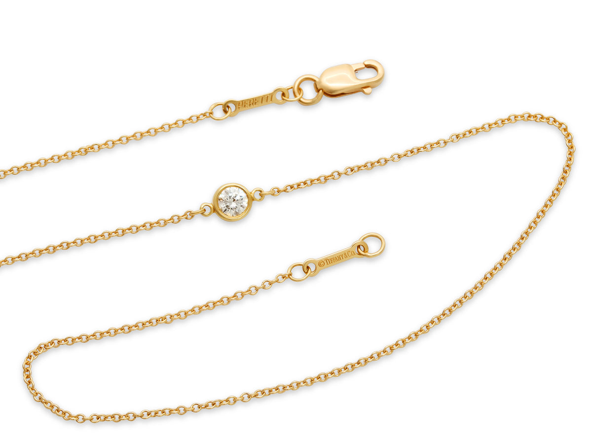Tiffany & Co. Elsa Peretti 'Diamonds by the Yard' Necklace in 18K Gold