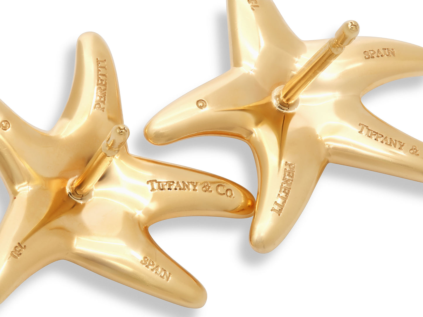 Tiffany & Co. Elsa Peretti 'Starfish' Diamond Earrings in 18K Gold