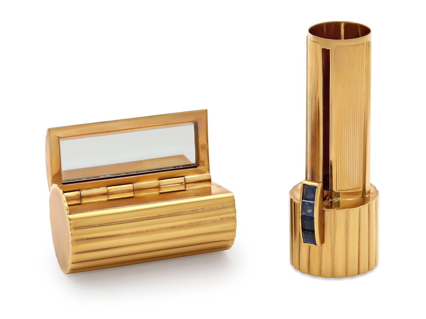 Gubelin Lipstick Case in 18K Gold