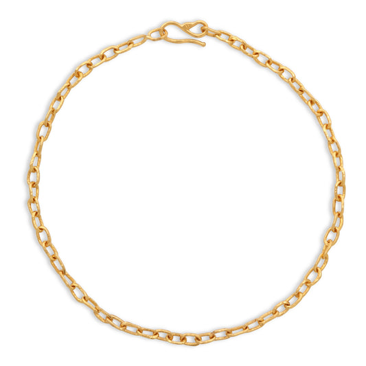 Jean Mahie 'Cadene' Link Necklace in 22K Gold