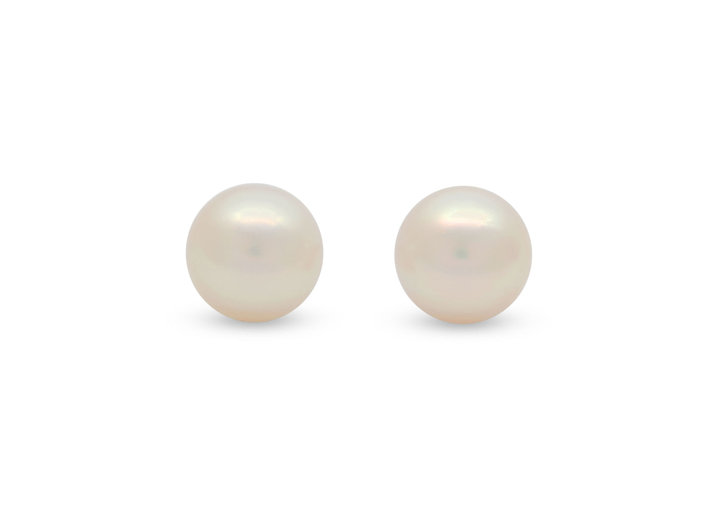 Mikimoto Pearl Necklace and Earrings Set in 18K White Gold