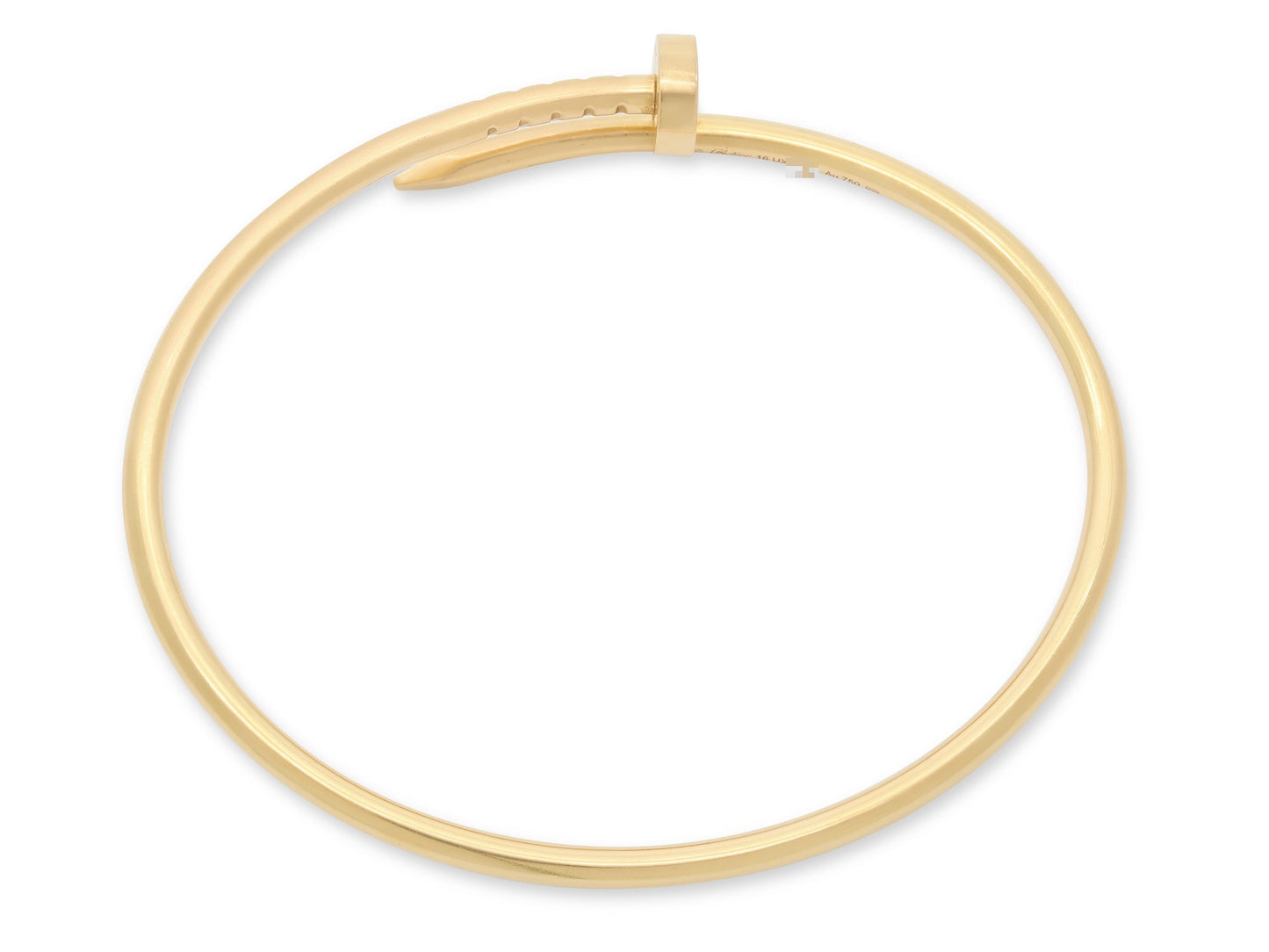 Cartier 'Juste Un Clou' Bracelet in 18K Gold, Small Model, Size 16