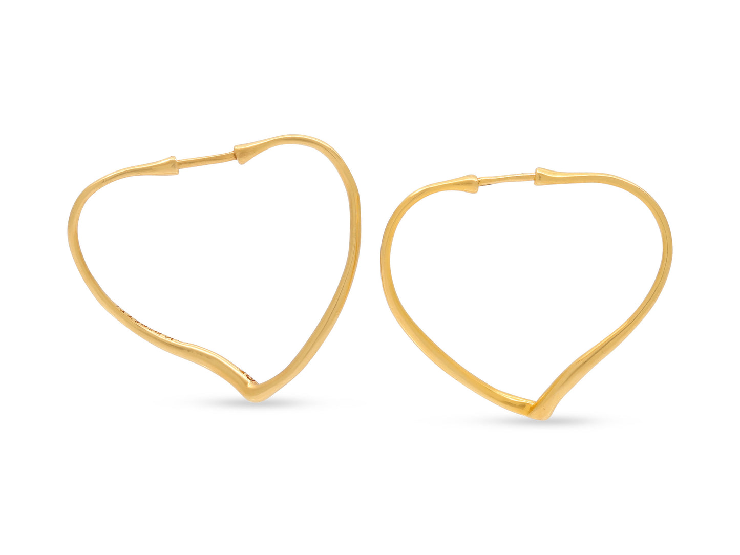 Tiffany & Co. Elsa Peretti 'Open Heart' Earrings in 18K Gold