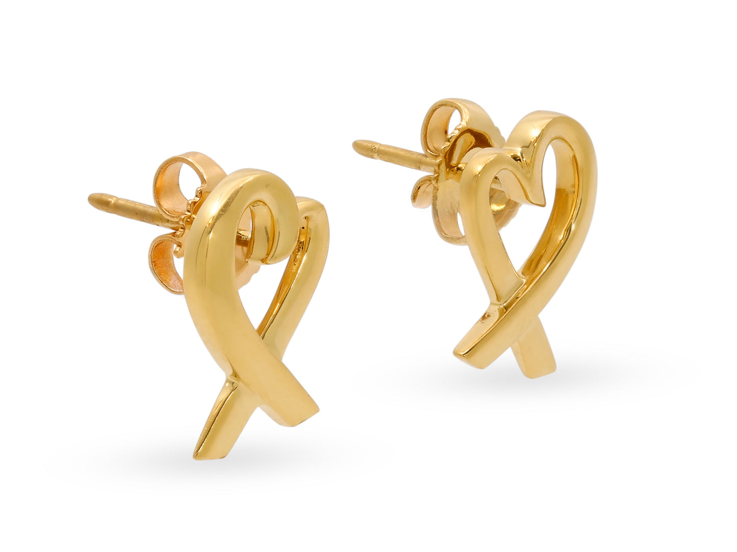 Tiffany & Co. Paloma Picaso 'Loving Heart Earrings' in 18K Gold