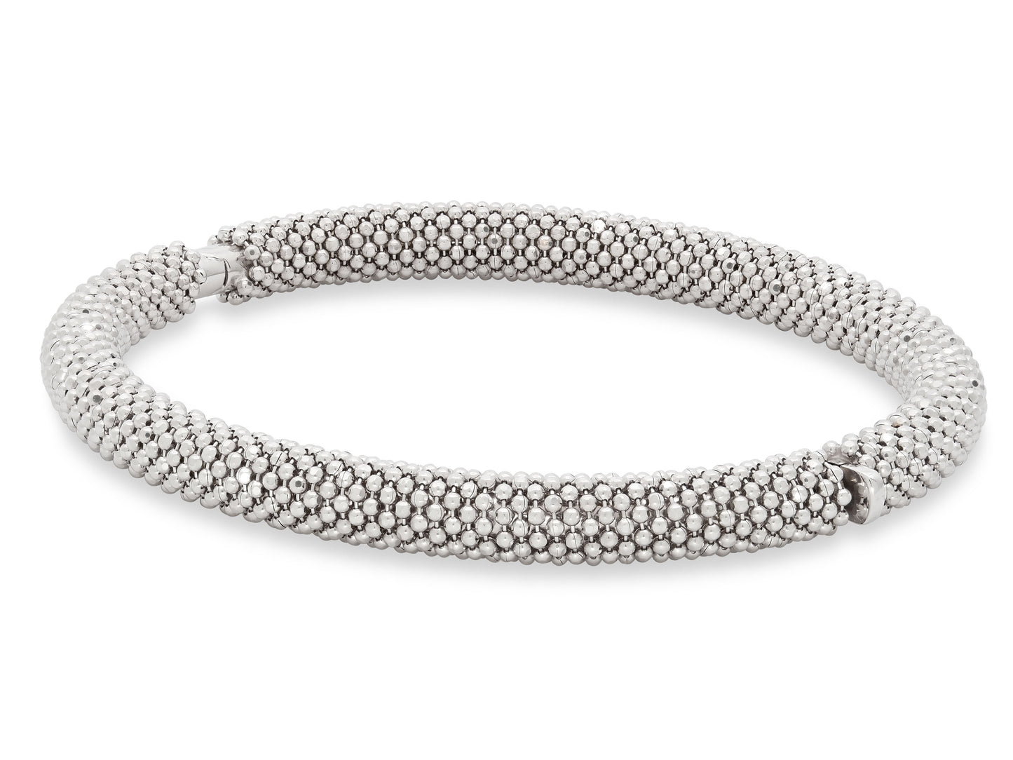 Caviar Bracelet in 18K White Gold