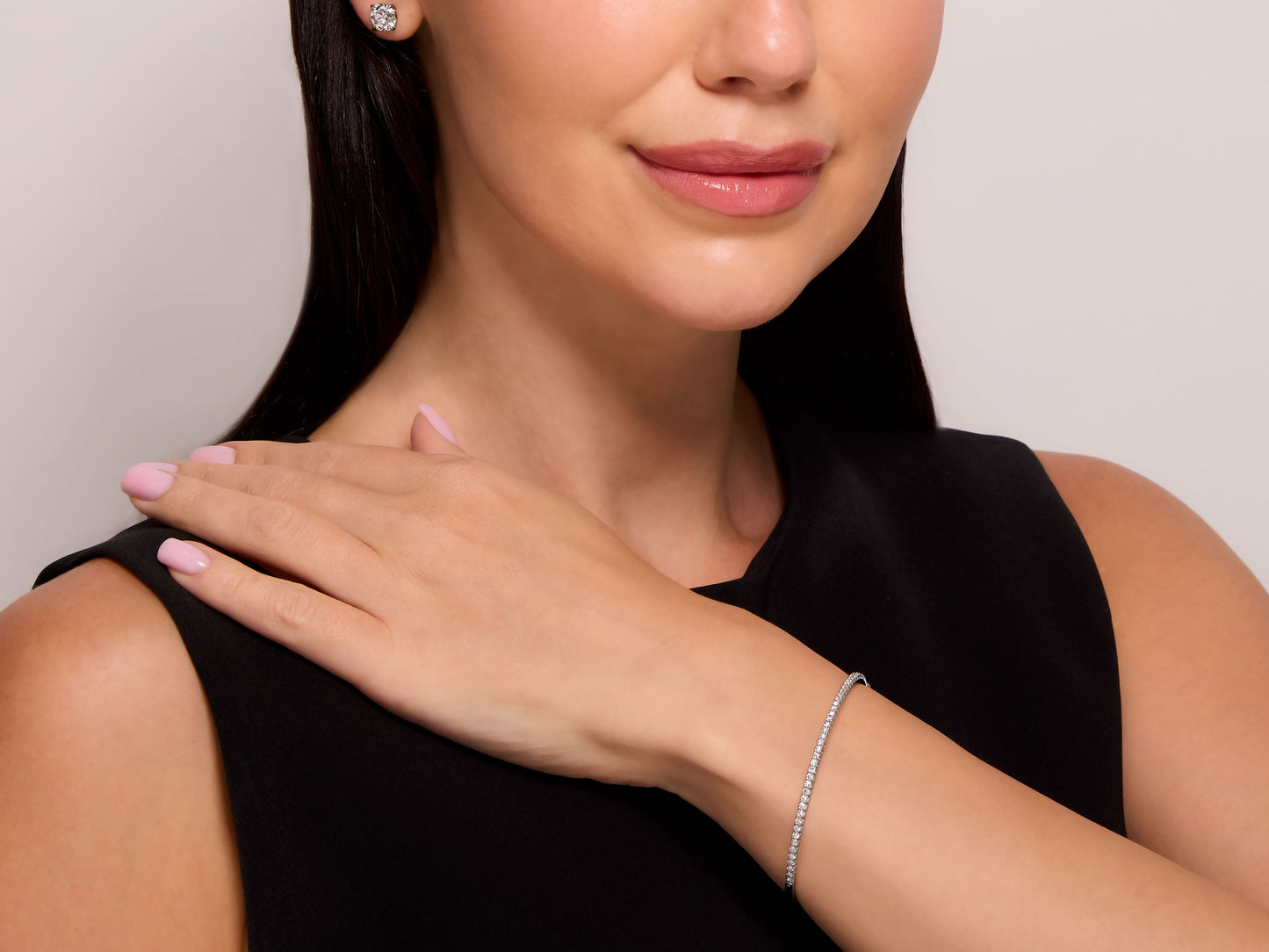 Tiffany & Co. 'Metro' Diamond Bangle in 18K White Gold