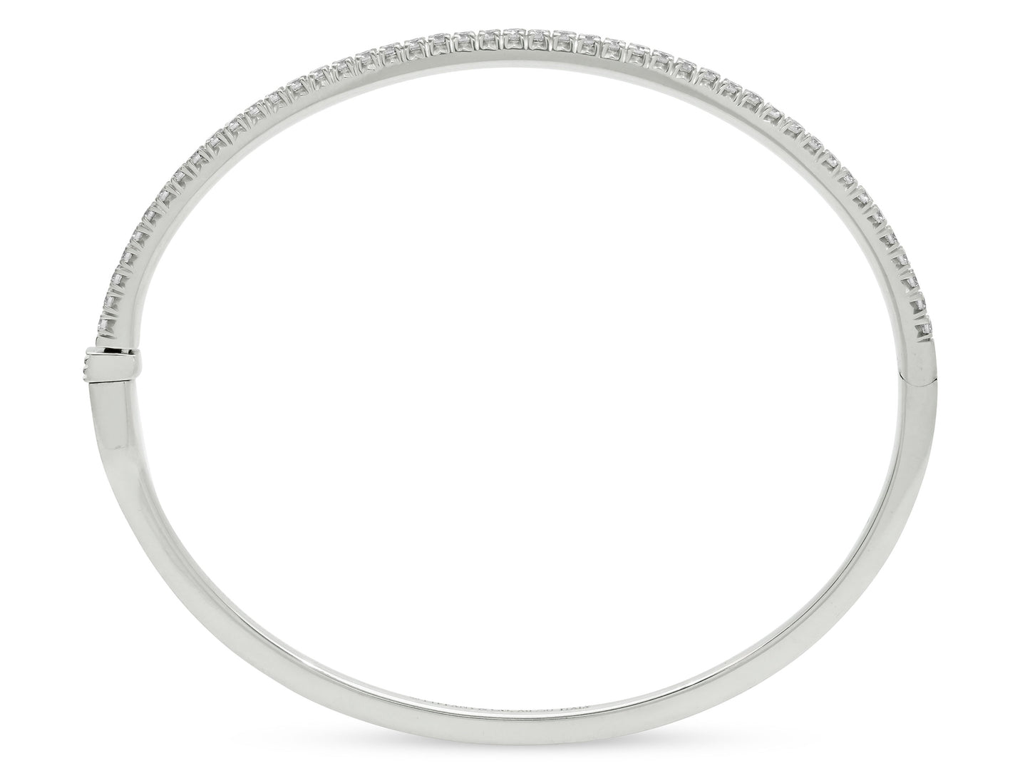 Tiffany & Co. 'Metro' Diamond Bangle in 18K White Gold