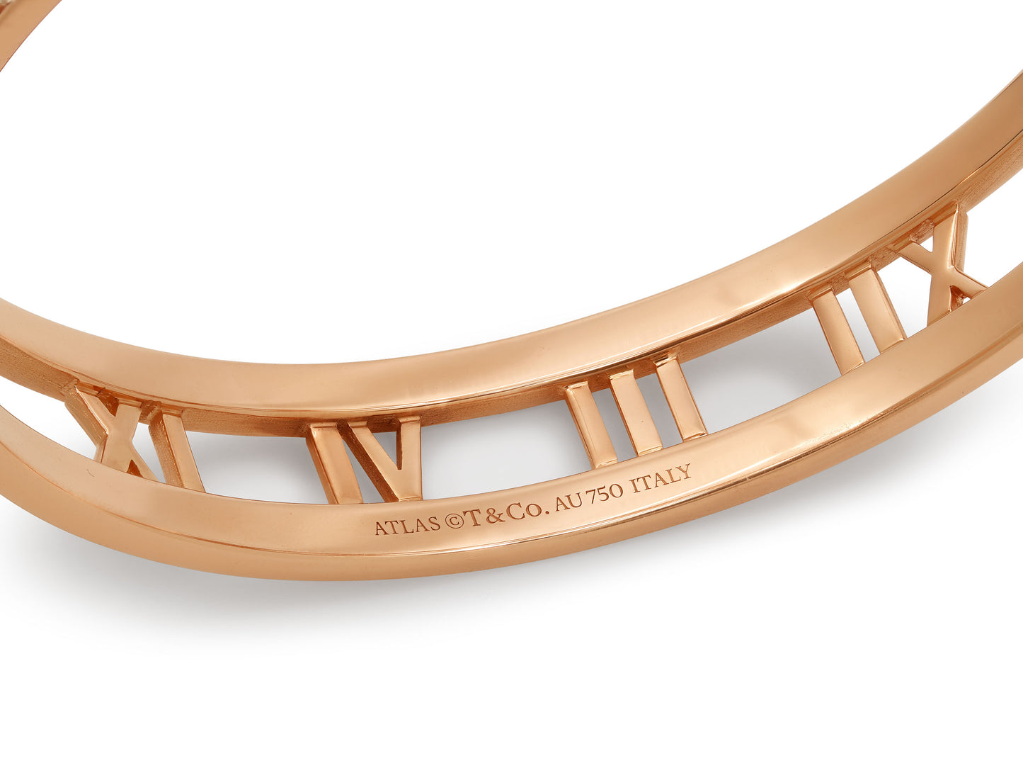 Tiffany & Co. 'Atlas' Diamond Bangle in 18K Rose Gold