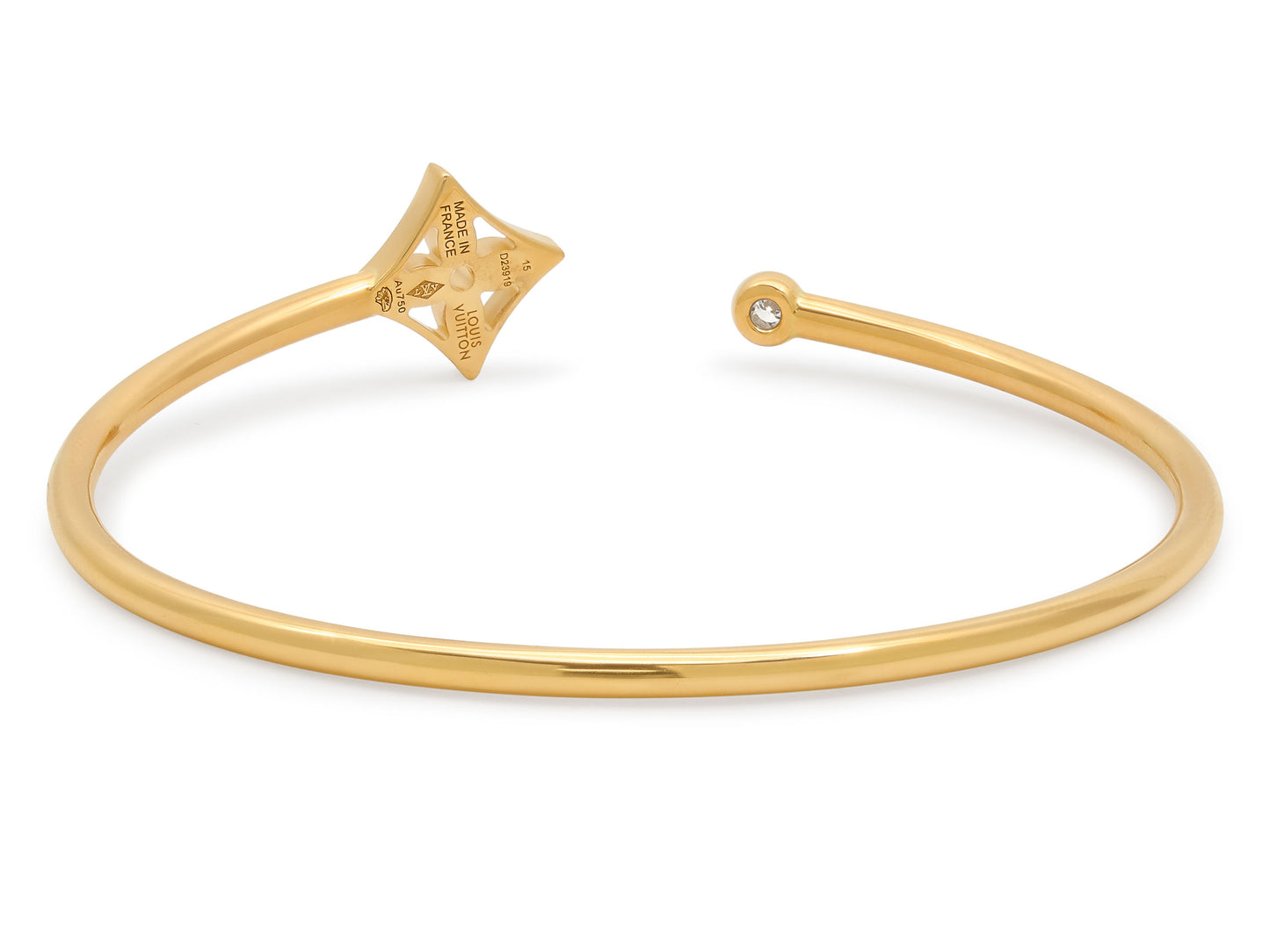 Louis Vuitton 'Idylle Blossom Twist' Diamond Bracelet in 18K Yellow Gold