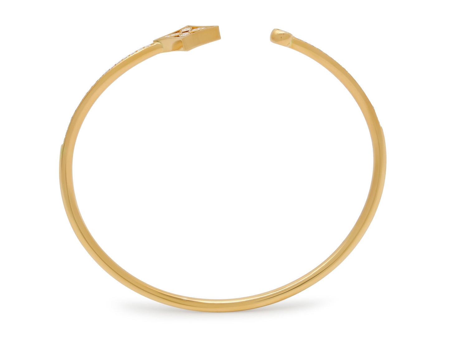 Louis Vuitton 'Idylle Blossom Twist' Diamond Bracelet in 18K Yellow Gold