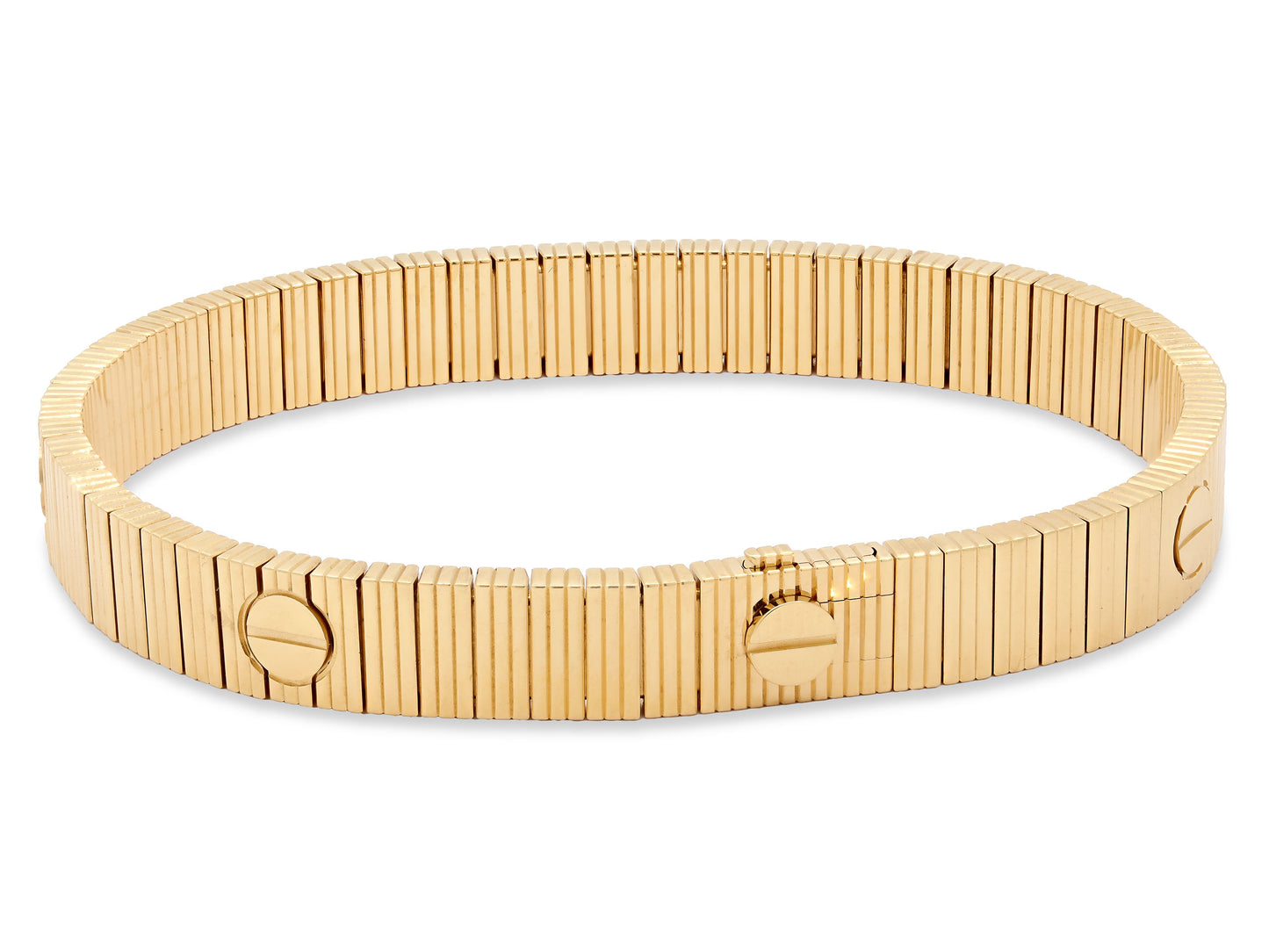 Cartier 'Love Unlimited' Flexible Bracelet in 18K Gold, Size 16