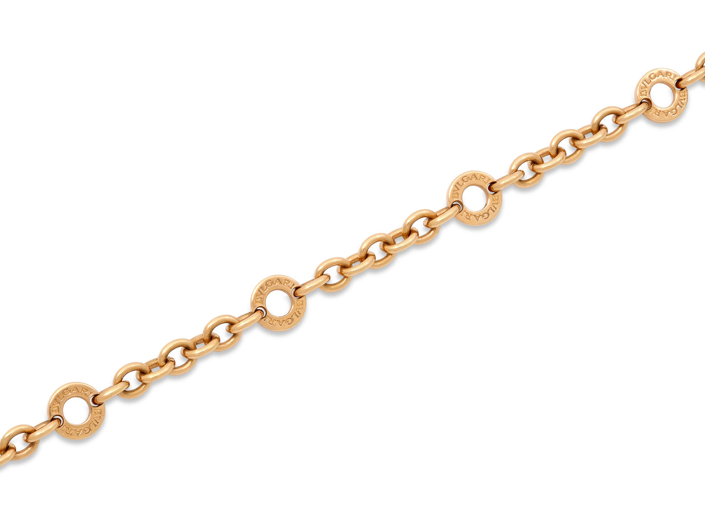 Bulgari Station Bracelet in 18K Gold