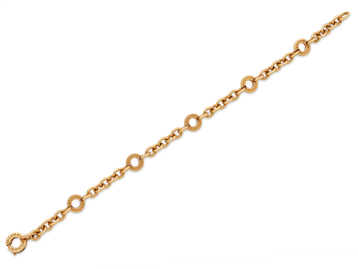 Bulgari Station Bracelet in 18K Gold