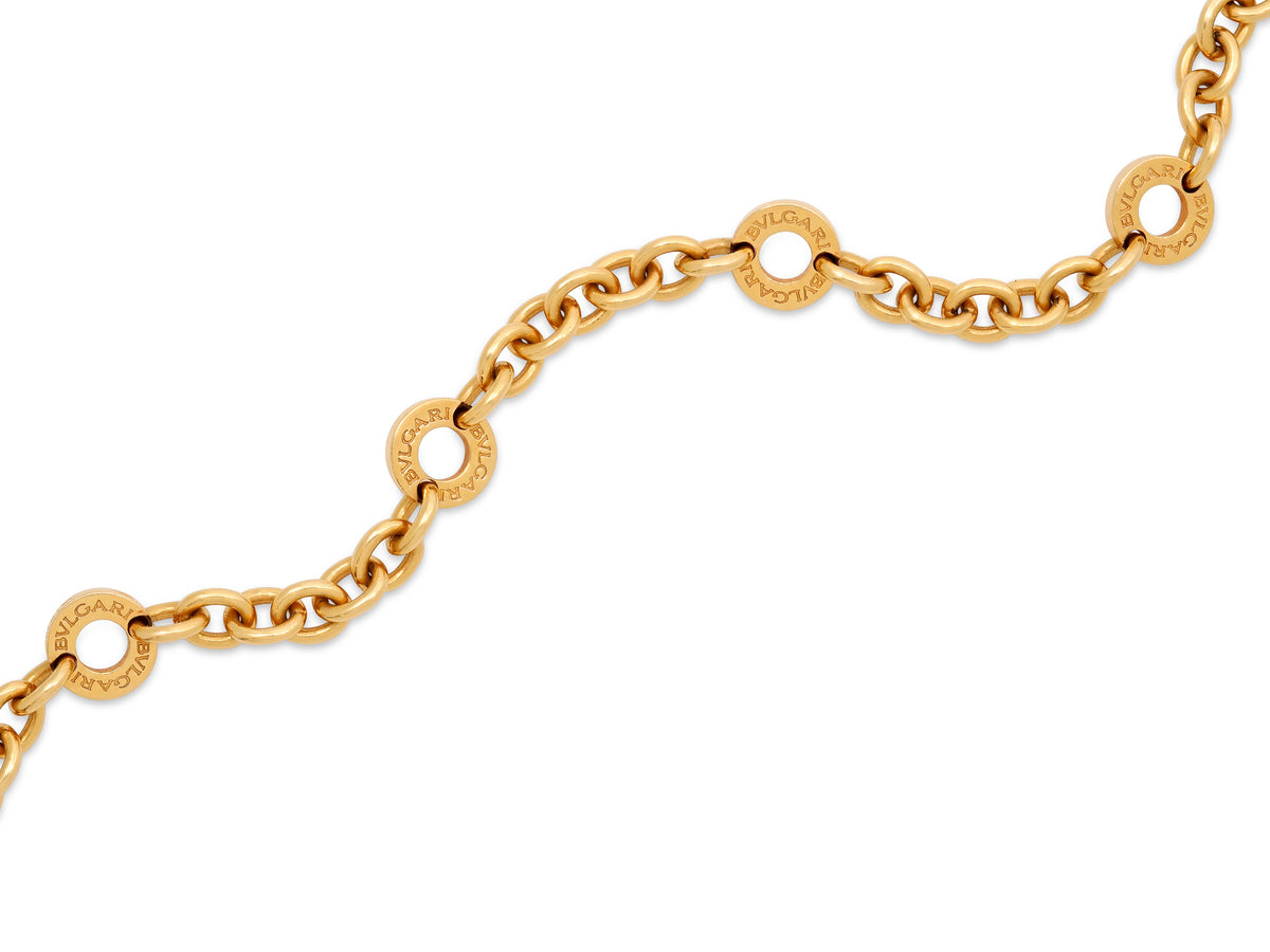 Bulgari Station Bracelet in 18K Gold