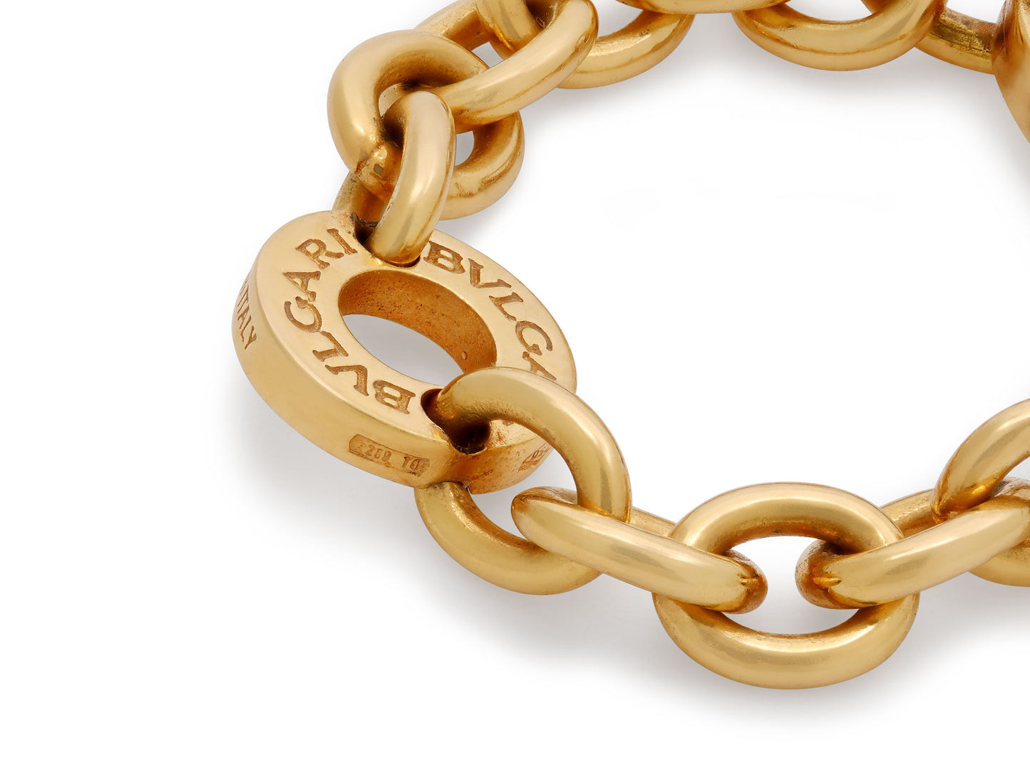 Bulgari Station Bracelet in 18K Gold