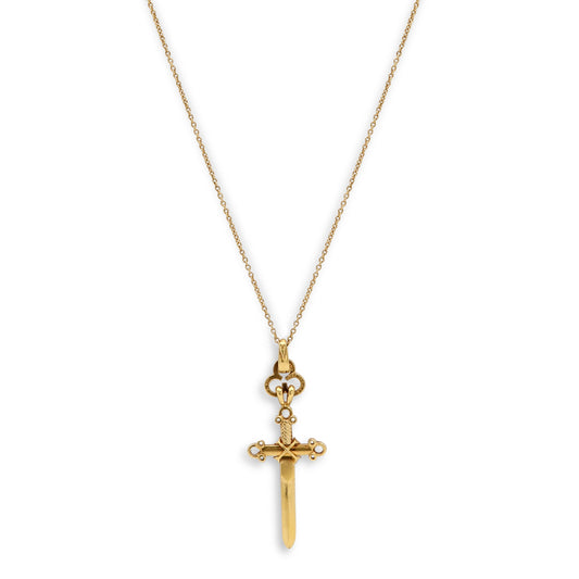 Garrard 'Knightrider' Pendant in 18K Gold