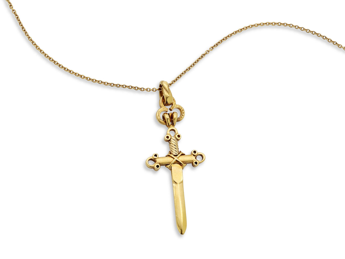 Garrard 'Knightrider' Pendant in 18K Gold
